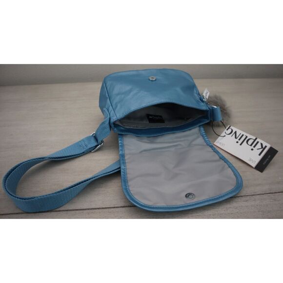 Kipling AC8281-0QC Women's Blue Aqua Tides Metallic Sabian Crossbody Bag - Picture 4 of 11
